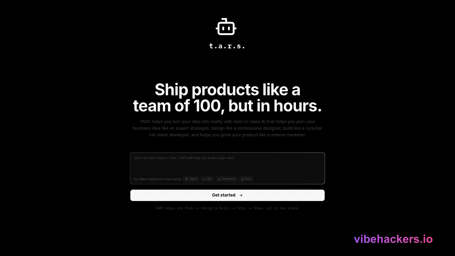 Scrollable preview of T.A.R.S.